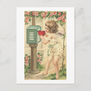 Carte Postale Loves Token Heart Delivery