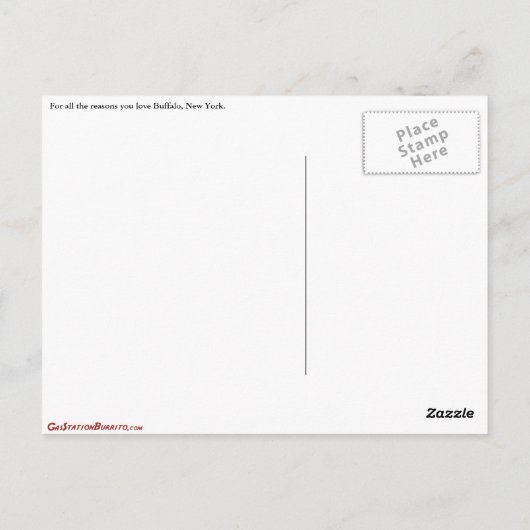 Carte Postale Lovin' Buffalo (Dos)