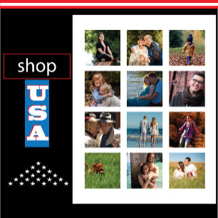 Carte Postale Loving Family Collage 12 Image incroyable