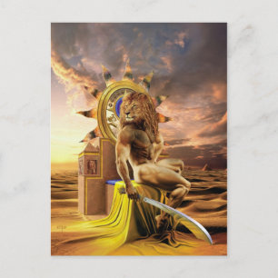 Carte Postale Löwe - Postkarte