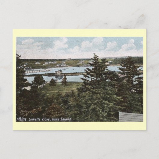Carte Postale Lowells Cove, Orrs Island, Maine (Devant)