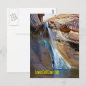 Carte Postale Lower Calf Creek Falls, Utah (Devant / Derrière)