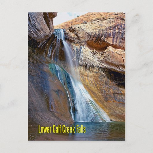 Carte Postale Lower Calf Creek Falls, Utah (Devant)