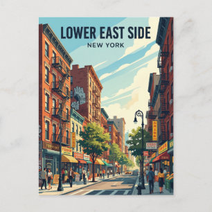 Carte Postale Lower East Side New York