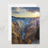 Carte Postale Lower Falls from Artist's Point (Devant / Derrière)