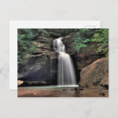 Carte Postale Lower Falls, Old Man's Cave, Hocking Hills, Ohio (Devant / Derrière)