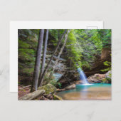 Carte Postale Lower Falls, Old Man's Cave, Hocking Hills SP, OH (Devant / Derrière)