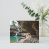 Carte Postale Lower Falls, Old Man's Cave, Ohio (Debout devant)