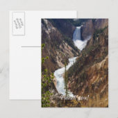 Carte Postale Lower Falls Yellowstone (Devant / Derrière)