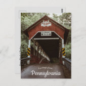 Carte Postale Lower Humbert Bridge Somerset Comté de Pennsylvani (Devant / Derrière)