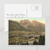 Carte Postale Lower Inn, Hall et Bettelwurfspitze, Tyrol, Instit (Devant / Derrière)