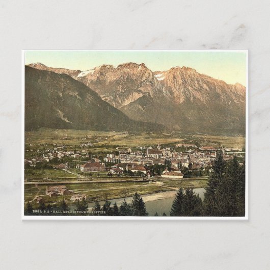 Carte Postale Lower Inn, Hall et Bettelwurfspitze, Tyrol, Instit (Devant)