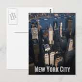 Carte Postale Lower Manhattan New York (Devant / Derrière)