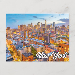 Carte Postale Lower Manhattan, New York, États-Unis