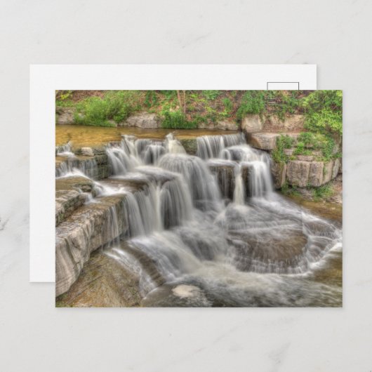 Carte Postale Lower Taughannock Falls, New York (Devant / Derrière)