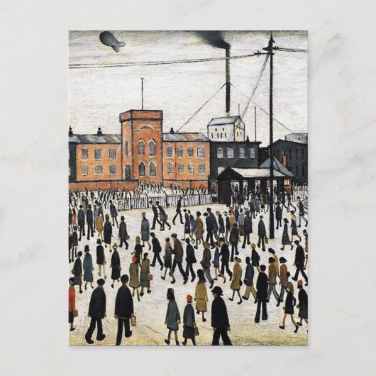 Carte Postale lowry va au design de travail (Devant)