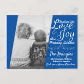 Carte postale Loy & Joy Blue Christmas Holiday (Devant)