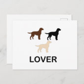 Carte Postale LR lover all colors silhouette (Devant / Derrière)