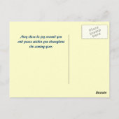 Carte postale L'Shanah Tovah (Dos)