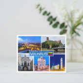 Carte Postale LT Lituanie - Vilnius - (Debout devant)