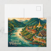 Carte Postale Luang Prabang Laos (Devant / Derrière)
