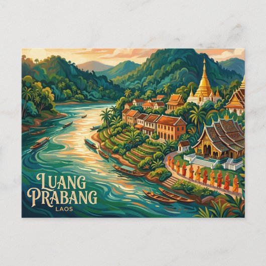 Carte Postale Luang Prabang Laos (Devant)