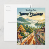 Carte Postale Luang Prabang Laos (Devant / Derrière)