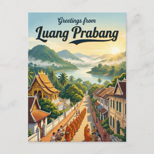 Carte Postale Luang Prabang Laos (Devant)