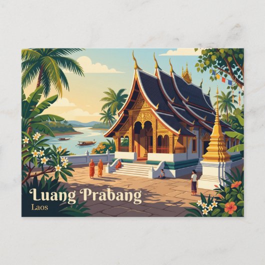 Carte Postale Luang Prabang Laos (Devant)