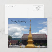 Carte Postale luang stupa (Devant / Derrière)