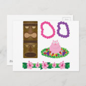 Carte Postale luau (Devant / Derrière)