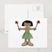 Carte Postale Luau Boy (Devant / Derrière)