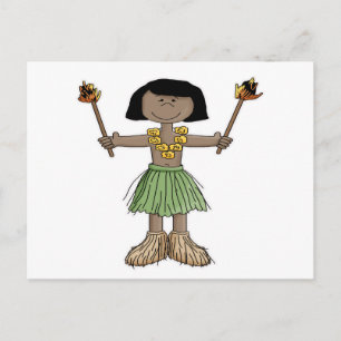 Carte Postale Luau Boy