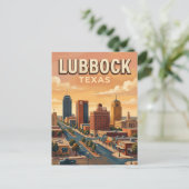 Carte Postale Lubbock Skyline Texas (Debout devant)