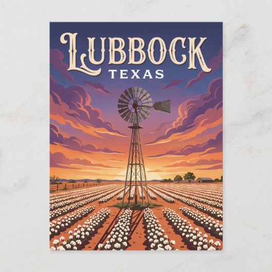Carte Postale Lubbock Texas (Devant)