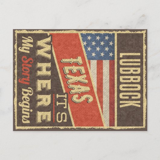 Carte Postale Lubbock Texas (Devant)