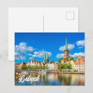Carte Postale Lubeck, Allemagne