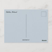 Carte Postale Lublin Pologne (Dos)