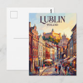 Carte Postale Lublin Pologne (Devant / Derrière)