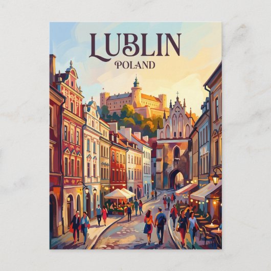 Carte Postale Lublin Pologne (Devant)
