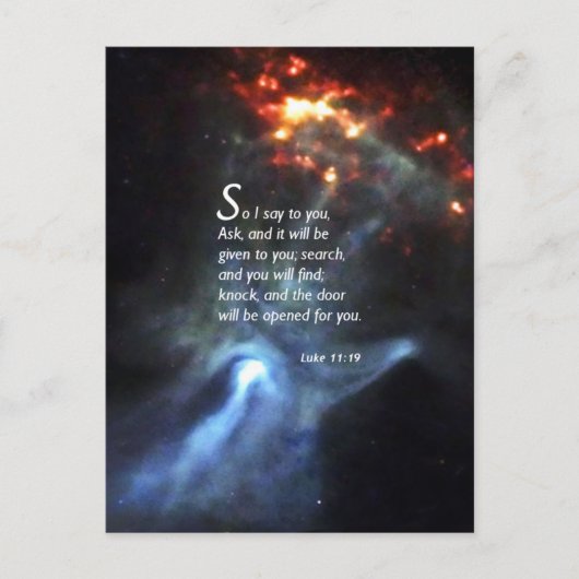 Carte Postale Luc 11:9 (Devant)