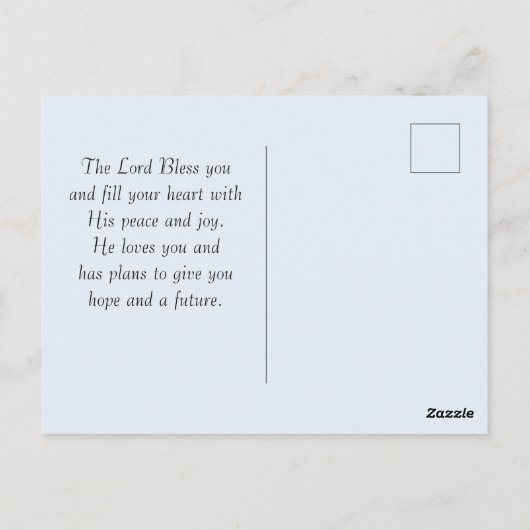 Carte Postale Luc 1:37 Car avec Dieu rien ne sera impossible (Dos)