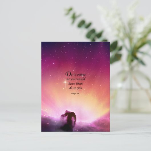 Carte Postale Luc 6:31 (Debout devant)