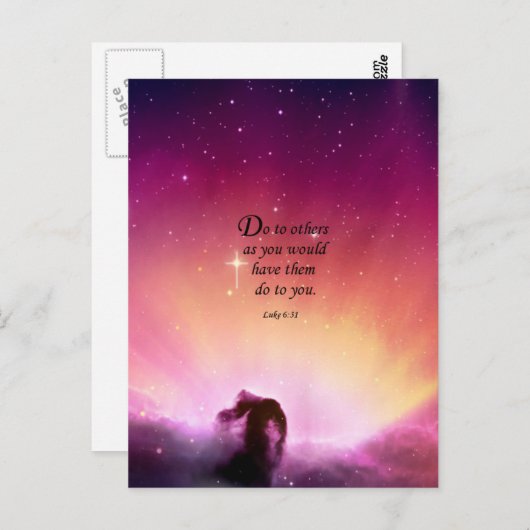 Carte Postale Luc 6:31 (Devant / Derrière)