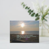 Carte Postale Luc 6:37 lever du soleil (Debout devant)
