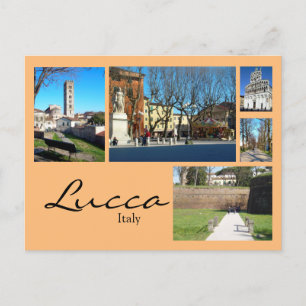 Carte Postale Lucca Collage