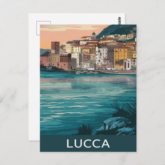 Carte Postale Lucca Italie (Devant / Derrière)