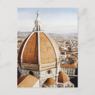 Carte Postale "Luce di Firenze" Le Duomo Italie Aquarelle