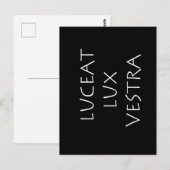 Carte Postale Luceat lux vestra (Devant / Derrière)