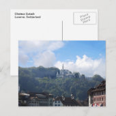 Carte postale Lucerne Chateaux Gutsch (Devant / Derrière)